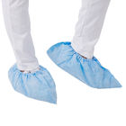 A sapata azul do PE do hospital cobre o anti patim descartável 150*380mm