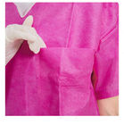 As luvas curtos descartáveis esfregam ternos, FDA médico esfregam uniformes dos ternos