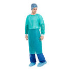 roupa descartável do isolamento 20gsm, vestidos do isolamento de FDA do CE