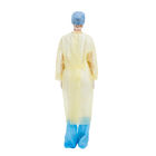 Vestidos plásticos não tecidos do isolamento, vestidos descartáveis unisex do exame médico