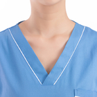 Os cuidados feitos sob encomenda esfregam o basculador que o hospital ajusta o esteticista elástico reusável Scrubs Uniforms Nurse médico uniforme esfrega