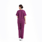 O Anti-enrugamento respirável esfrega uniformes que as enfermeiras esfregam ternos nutrem o esticão uniforme esfregam grupos
