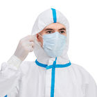 Combinações descartáveis brancas de FDA com o uniforme da clínica da capa