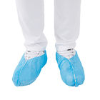 Tampas internas descartáveis da sapata de T0.5mm, único uso dos protetores azuis da sapata