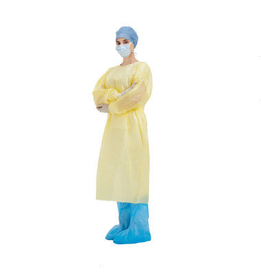 vestido descartável livre do isolamento do PPE do látex para a proteção da segurança