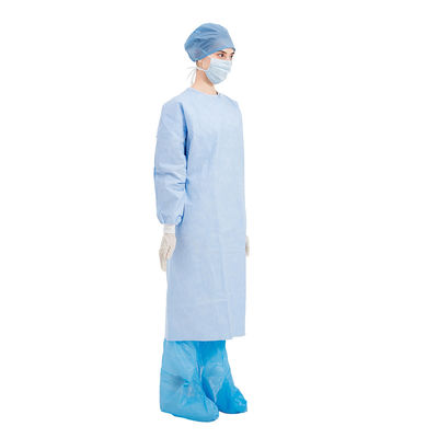 Tipo traseiro completo do vestido cirúrgico AAMI ao nível 4 descartáveis estéreis